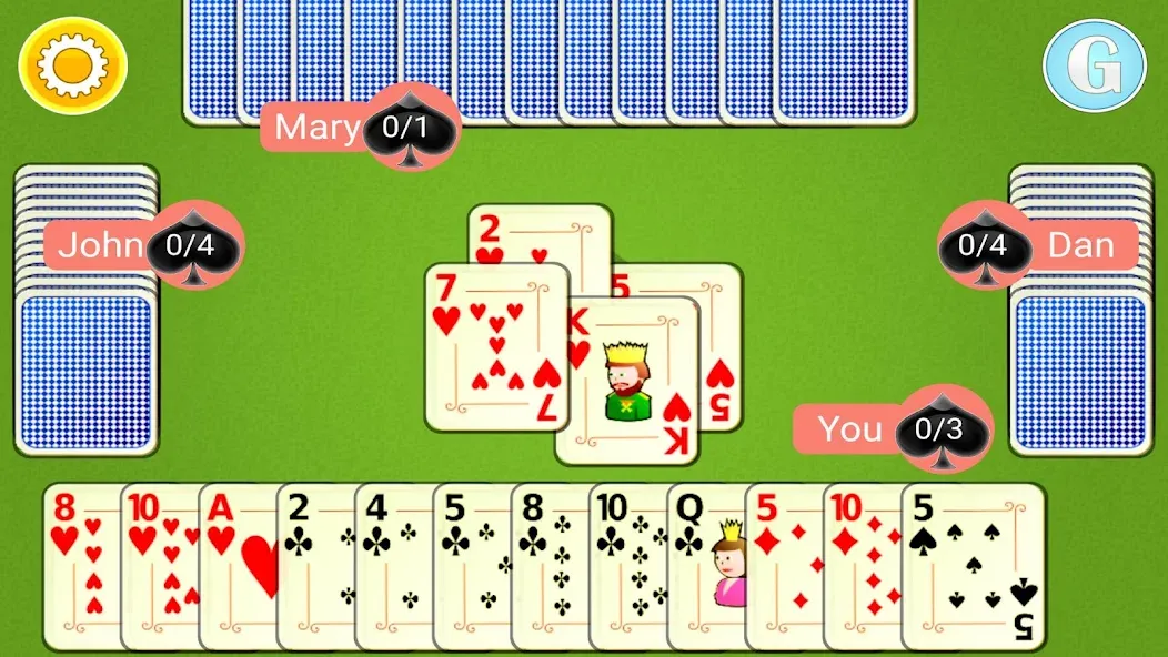 Spades Mobile  [МОД Много монет] Screenshot 3