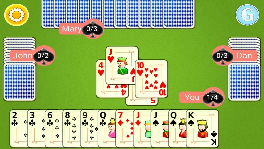 Spades Mobile  [МОД Много монет] Screenshot 5