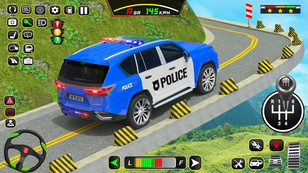 Police Car Driving School Game (Полицейская школа вождения автомобилей)  [МОД Бесконечные монеты] Screenshot 3