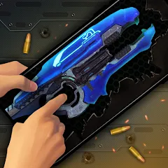 Скачать взлом Gun Simulator 3D & Time Bomb  [МОД Unlocked] - полная версия apk на Андроид