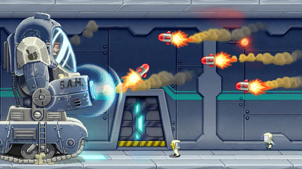 Jetpack Joyride (Джетпак Джойрайд)  [МОД Menu] Screenshot 4