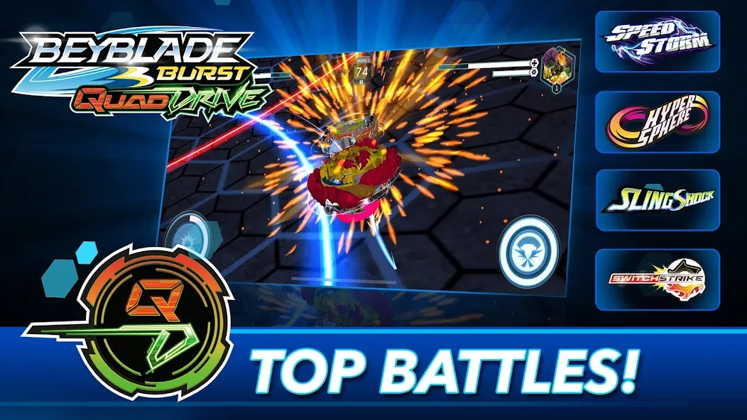 BEYBLADE BURST app (Бейблейд Брст приложение)  [МОД Бесконечные монеты] Screenshot 1