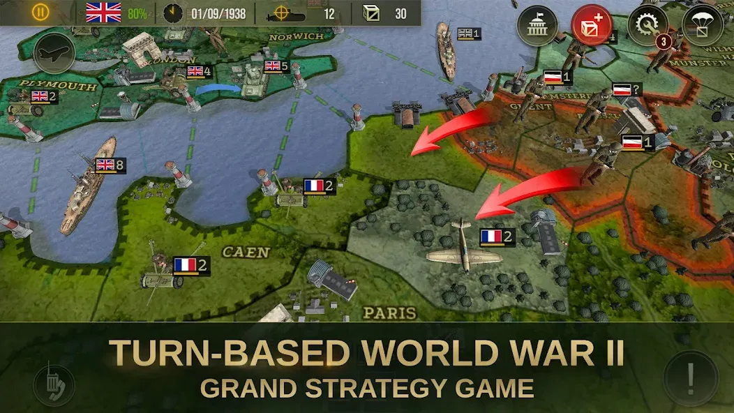 Strategy&Tactics 2: WWII  [МОД Много денег] Screenshot 1