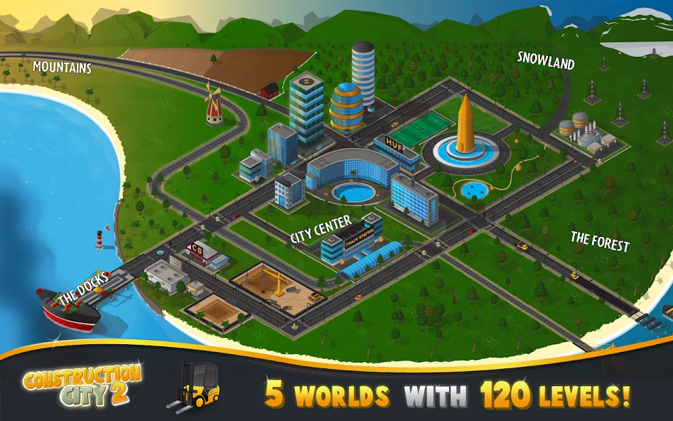 Construction City 2 (Конструкцион Сити 2)  [МОД Menu] Screenshot 3