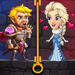 Скачать взлом Mr. Knight: Pin Puzzles  [МОД Mega Pack] - стабильная версия apk на Андроид