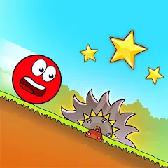 Взломанная Red Ball 3: Jump for Love! Bou (Ред Болл 3)  [МОД Много монет] - полная версия apk на Андроид