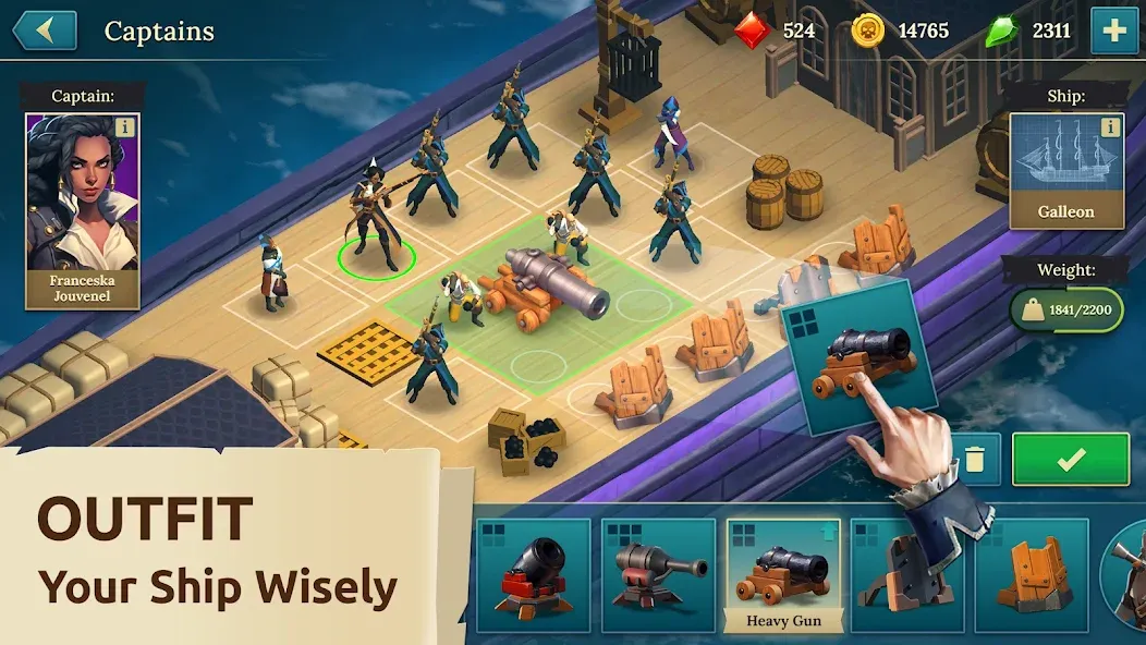 Pirate Ships・Build and Fight  [МОД Mega Pack] Screenshot 2