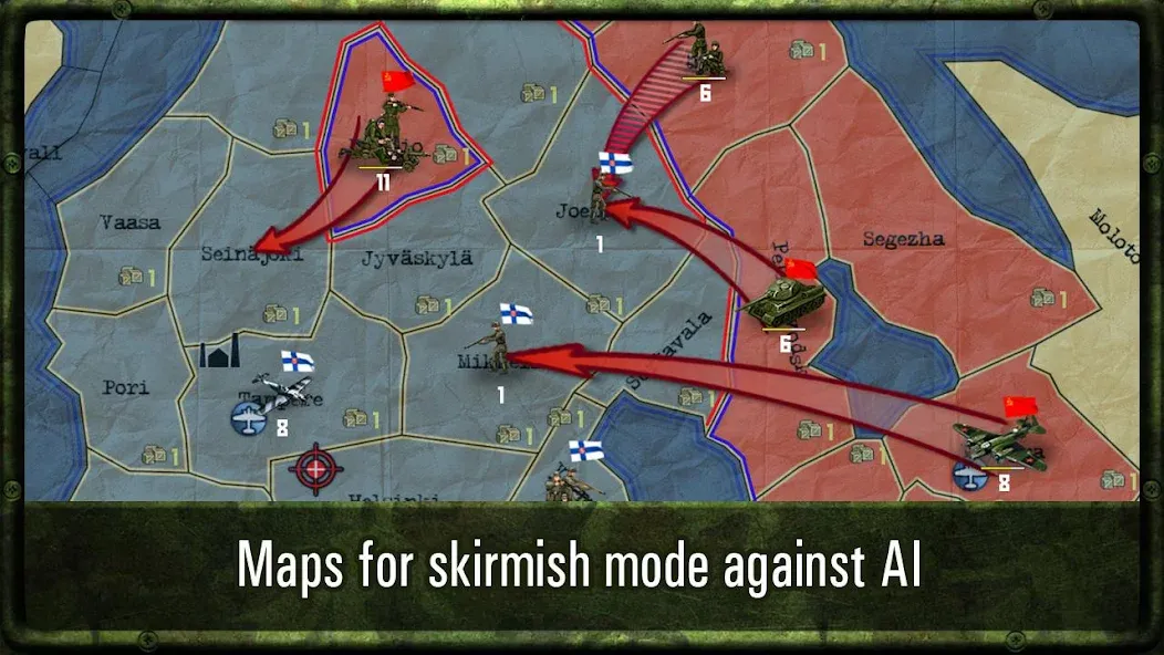 Strategy & Tactics: WW2  [МОД Бесконечные деньги] Screenshot 5