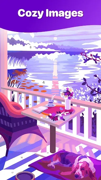 Hey Color Paint by Number Art  [МОД Unlimited Money] Screenshot 4