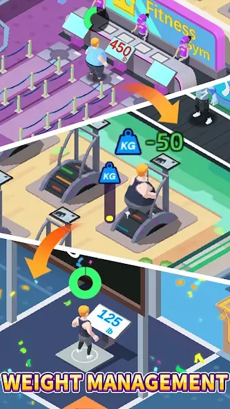 Fitness Club Tycoon (Фитнес Клуб Тайкун)  [МОД Unlocked] Screenshot 1