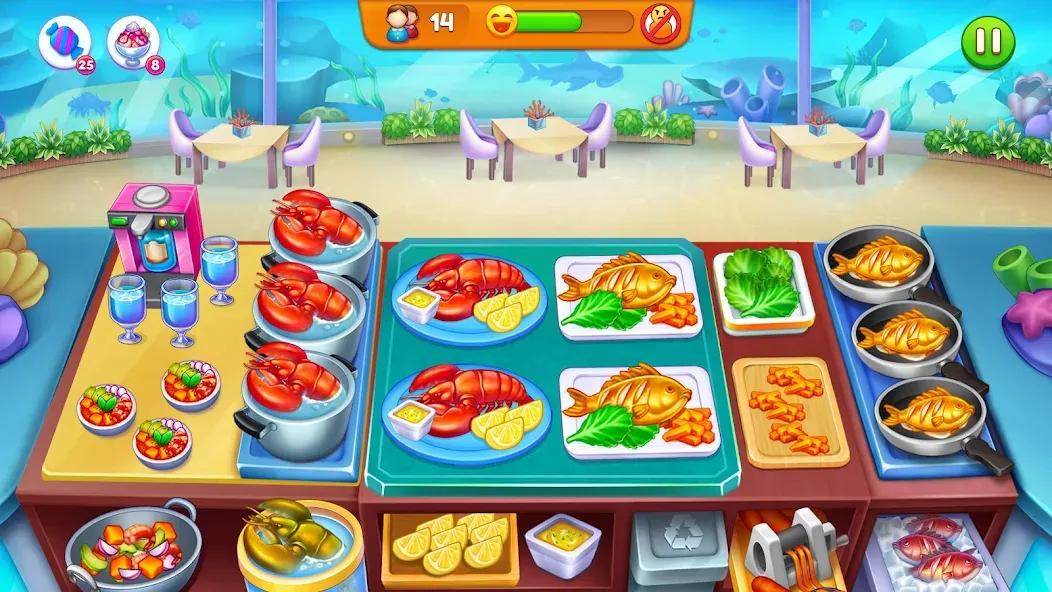 Cooking Restaurant Food Games  [МОД Все открыто] Screenshot 4