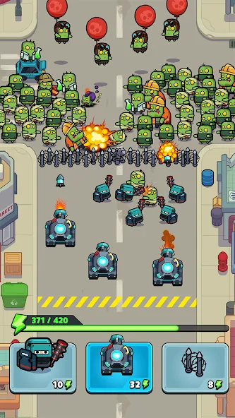 Police vs Zombie: Zombie City (Полиция против зомби)  [МОД Меню] Screenshot 1