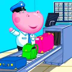 Скачать взломанную Hippo: Airport Profession Game  [МОД Все открыто] - стабильная версия apk на Андроид