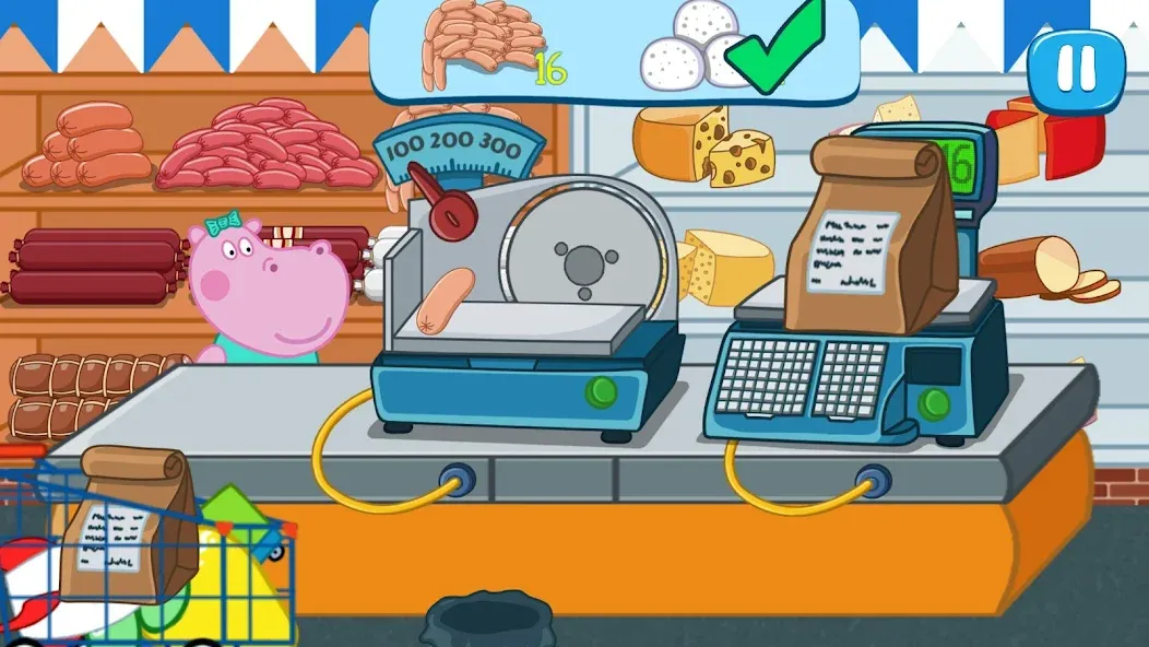 Kids Supermarket: Shopping  [МОД Бесконечные деньги] Screenshot 4