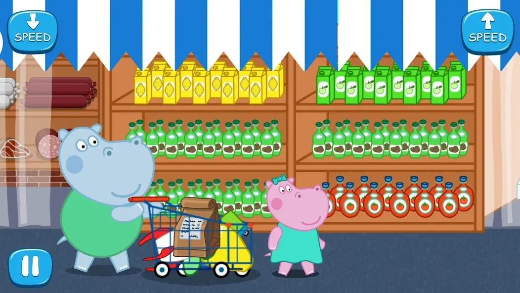 Kids Supermarket: Shopping  [МОД Бесконечные деньги] Screenshot 5