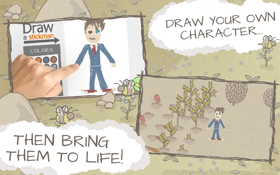 Draw a Stickman: EPIC Free (Нарисуй палочного человечка)  [МОД Unlimited Money] Screenshot 2