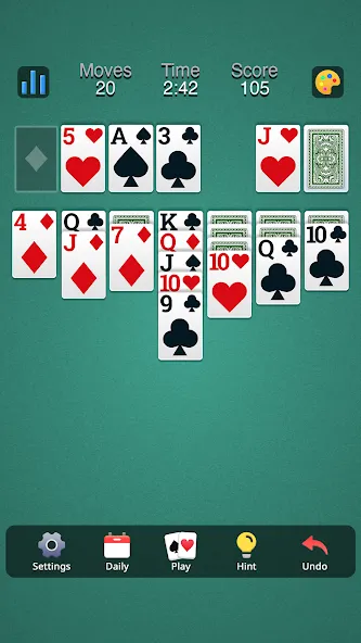 Classic Solitaire - Klondike (Солитер Клондайк Классик)  [МОД Меню] Screenshot 3