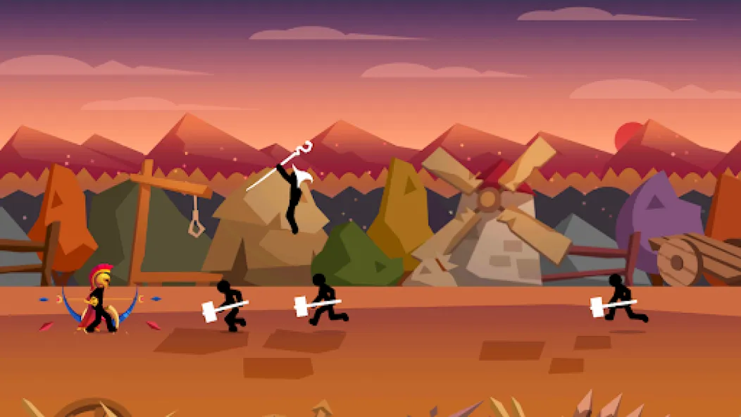 Stick Fight: Shadow Archer (Стк Файт)  [МОД Все открыто] Screenshot 1