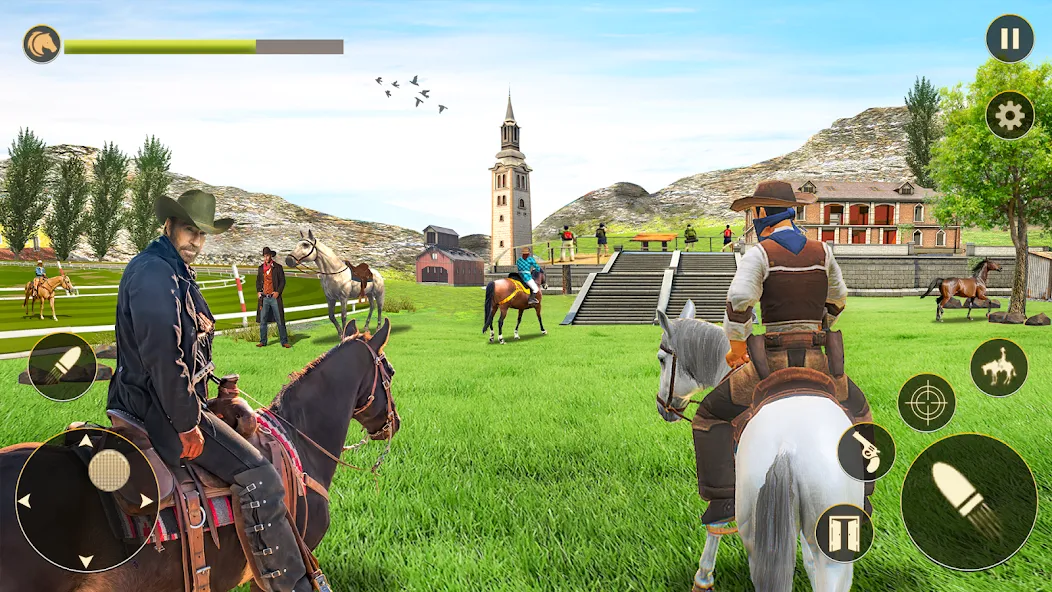 Horse Riding Rivals Horse Race (ХорсРайдинг Ривалс Лошадиные скачки)  [МОД Много монет] Screenshot 1