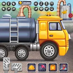 Скачать взлом Oil Tanker Truck Games  [МОД Unlimited Money] - стабильная версия apk на Андроид