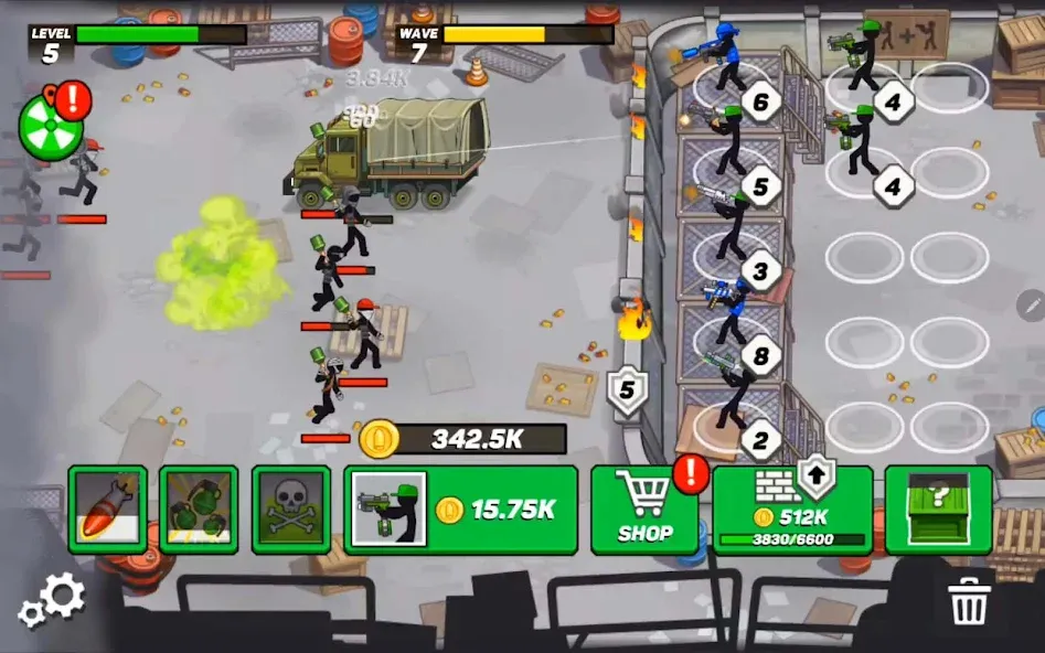 Stickman Defenders: Stick War  [МОД Unlimited Money] Screenshot 4