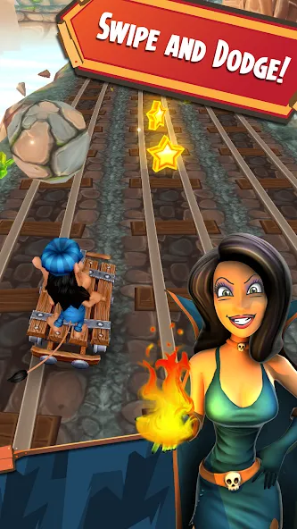 Hugo Troll Race 2: Rail Rush (Хуго Тролл Гонка 2)  [МОД Unlimited Money] Screenshot 2