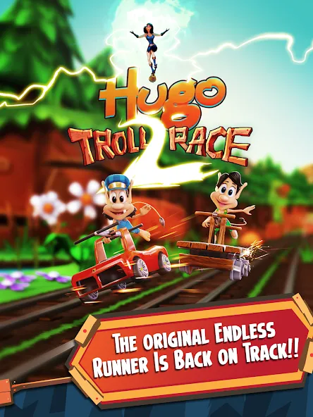 Hugo Troll Race 2: Rail Rush (Хуго Тролл Гонка 2)  [МОД Unlimited Money] Screenshot 5