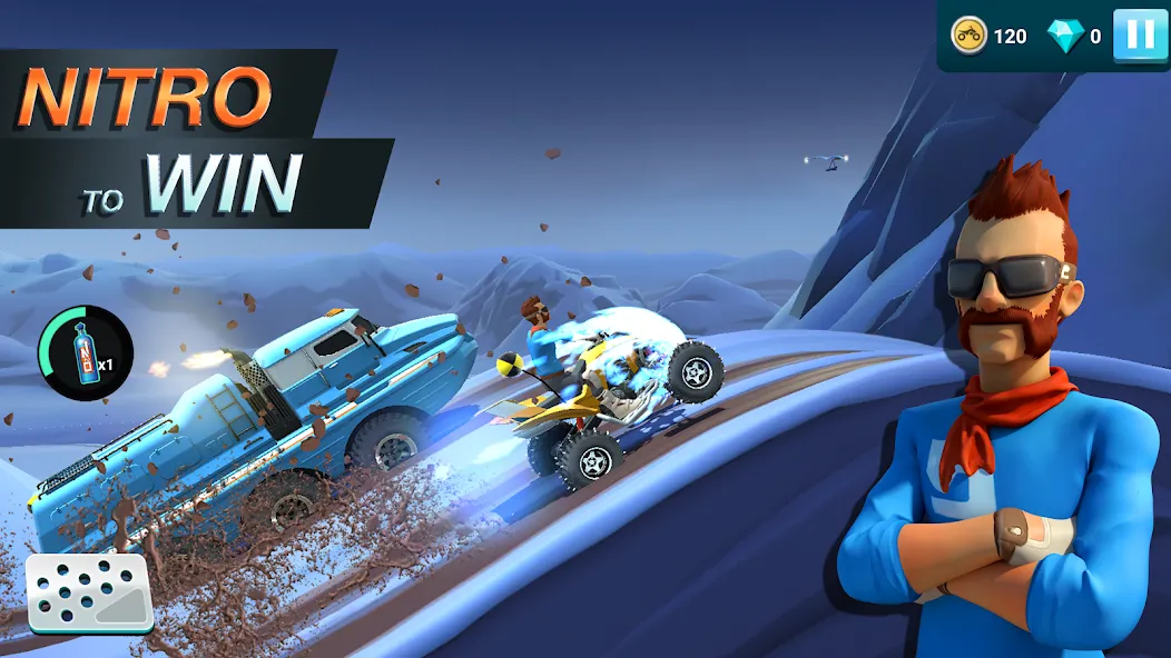 MMX Hill Dash 2 – Offroad Truc (ММХ Хилл Даш 2)  [МОД Unlimited Money] Screenshot 3