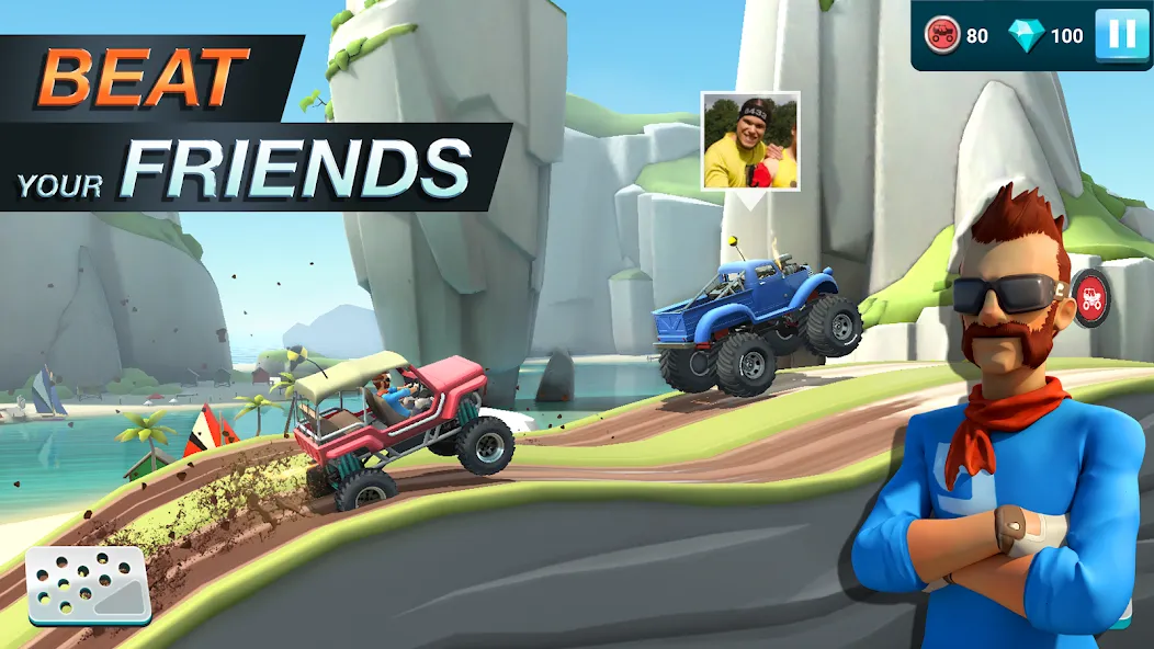 MMX Hill Dash 2 – Offroad Truc (ММХ Хилл Даш 2)  [МОД Unlimited Money] Screenshot 4