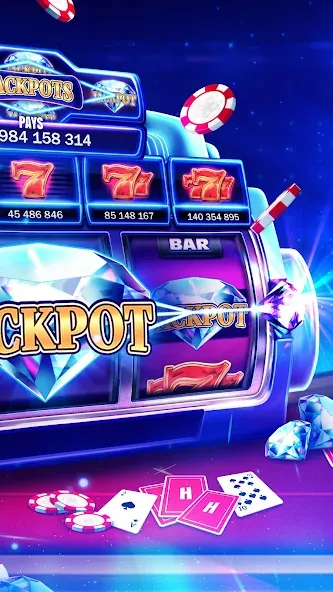 Huuuge Casino Slots Vegas 777 (Хьюдж Казино Слотс Вегас 777)  [МОД Menu] Screenshot 2