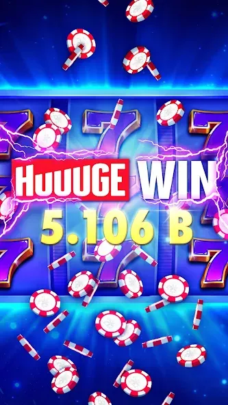 Huuuge Casino Slots Vegas 777 (Хьюдж Казино Слотс Вегас 777)  [МОД Menu] Screenshot 5