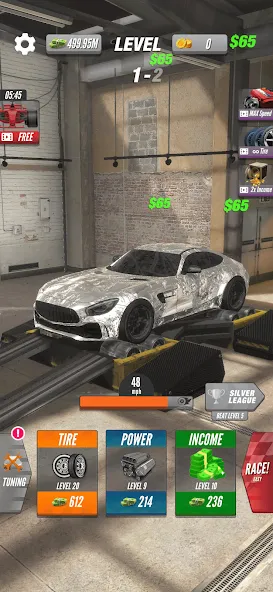 Dyno 2 Race - Car Tuning (Дино 2 Гонка)  [МОД Все открыто] Screenshot 3