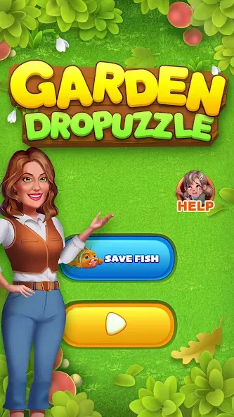 Garden Dropuzzle (Гарден Дропазл)  [МОД Mega Pack] Screenshot 1