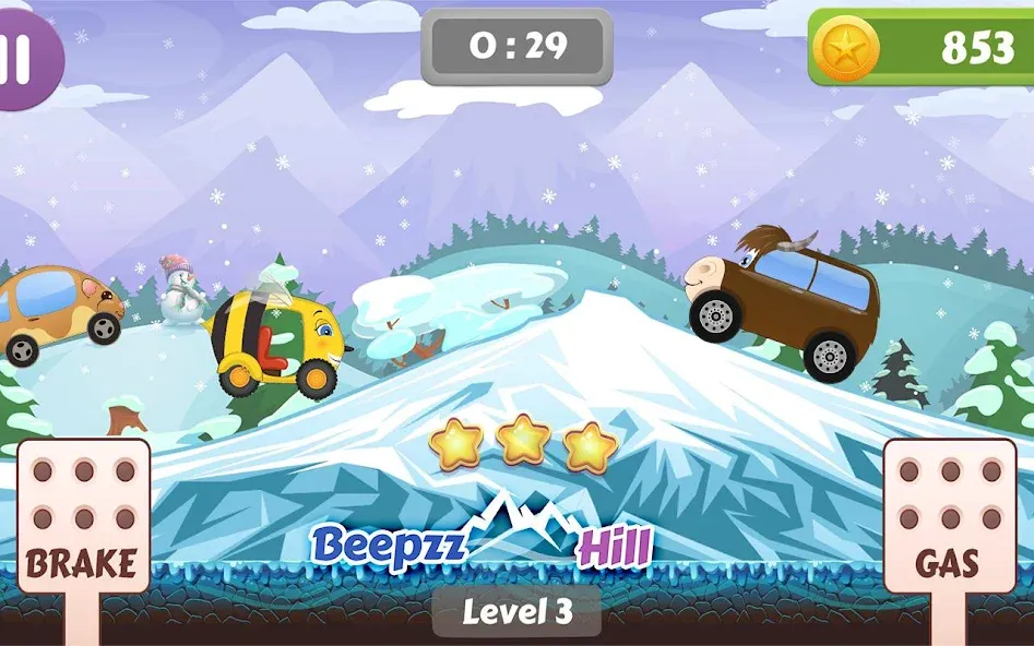 Car Racing game for toddlers  [МОД Много монет] Screenshot 5