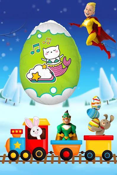 Surprise Eggs - Toddler games  [МОД Все открыто] Screenshot 4