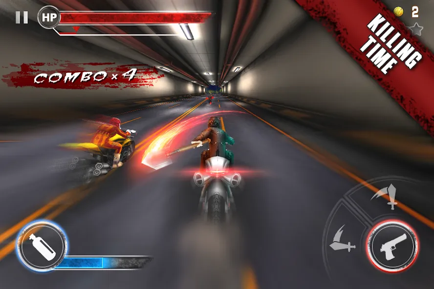 Death Moto 3 : Fighting  Rider (дет мото 3)  [МОД Бесконечные деньги] Screenshot 2