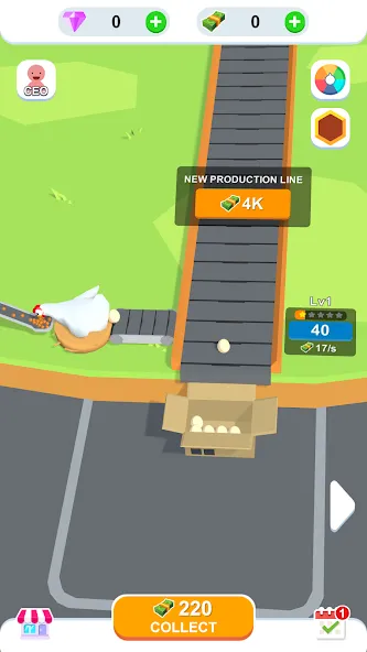 Idle Egg Factory  [МОД Много денег] Screenshot 4