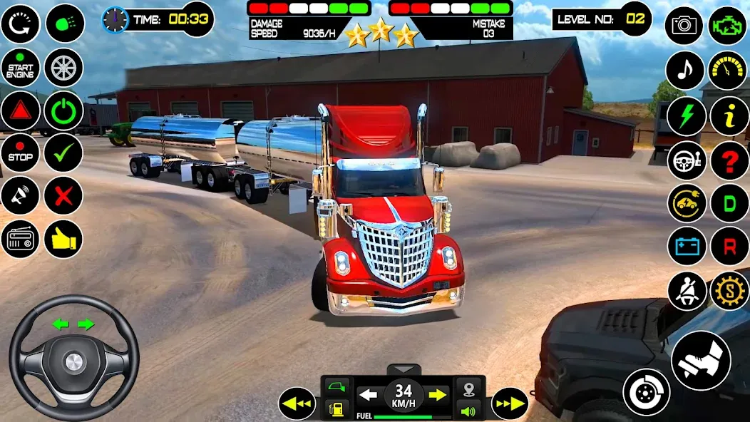 US Truck Driving Cargo Game 3D (Американский грузовик водителя)  [МОД Menu] Screenshot 2