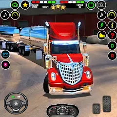 Взлом US Truck Driving Cargo Game 3D (Американский грузовик водителя)  [МОД Menu] - последняя версия apk на Андроид