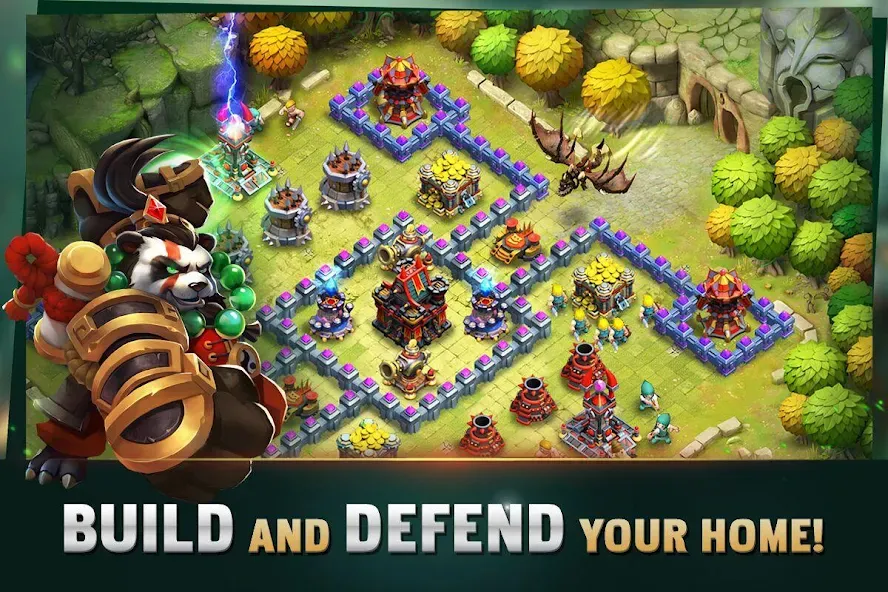 Clash of Lords: Guild Castle (Клэш оф Лордс)  [МОД Много денег] Screenshot 1