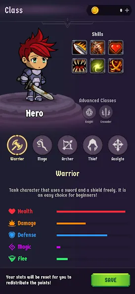 The Walking Hero - Idle RPG (Зе Волкинг Хиро)  [МОД Много монет] Screenshot 2