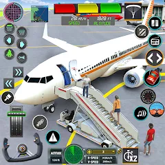 Взломанная Pilot Flight Simulator Games  [МОД Бесконечные деньги] - последняя версия apk на Андроид