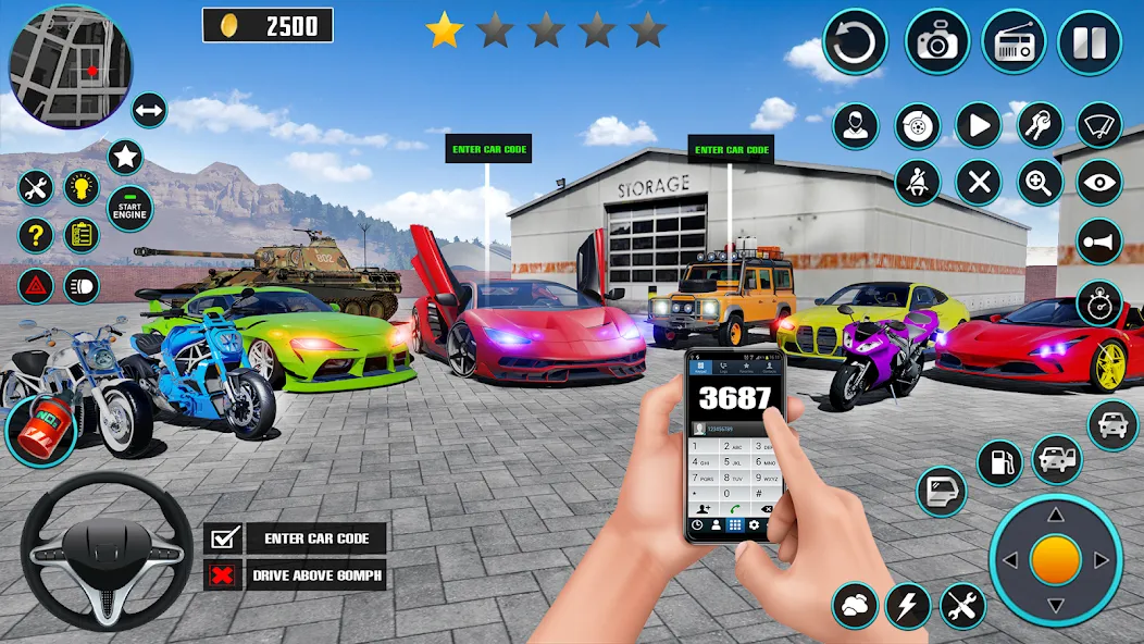 Open World Car Driving Games (Открытые мировые игры по вождению автомобиля)  [МОД Menu] Screenshot 3