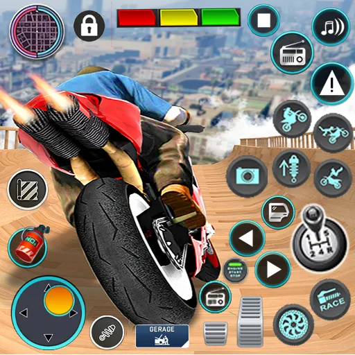 Mega Ramp Bike Stunts Games 3D  [МОД Бесконечные деньги] Screenshot 1