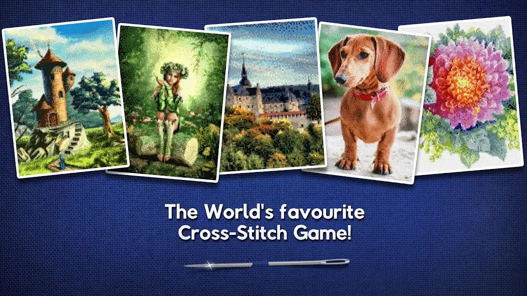 Cross-Stitch World (Кросс)  [МОД Unlocked] Screenshot 1