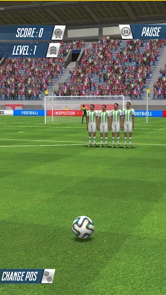 Strike Football Game FreeKick  [МОД Unlocked] Screenshot 3