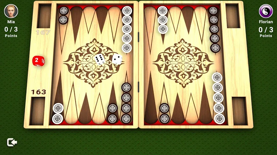 Backgammon -  Board Game  [МОД Меню] Screenshot 1