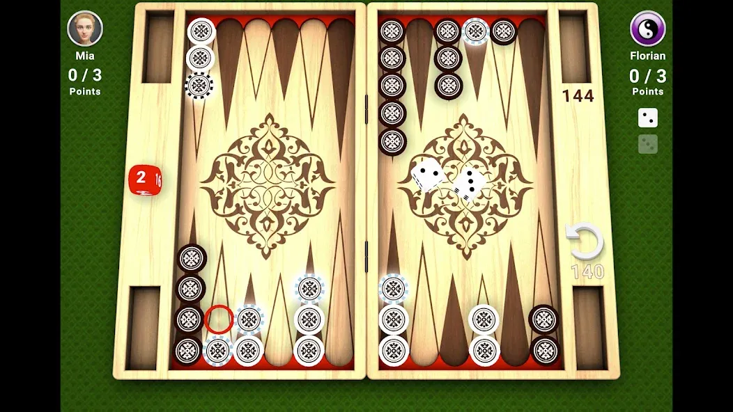 Backgammon -  Board Game  [МОД Меню] Screenshot 5