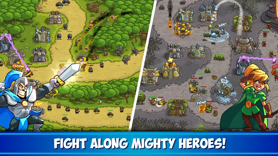 Kingdom Rush Tower Defense TD (Кингдом Раш)  [МОД Много монет] Screenshot 3