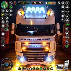 Взломанная US Truck City Transport Sim 3d  [МОД Menu] - последняя версия apk на Андроид